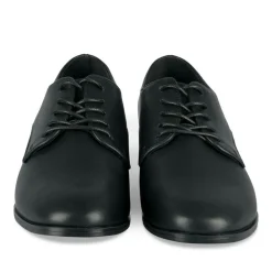 Veterschoenen ZWART