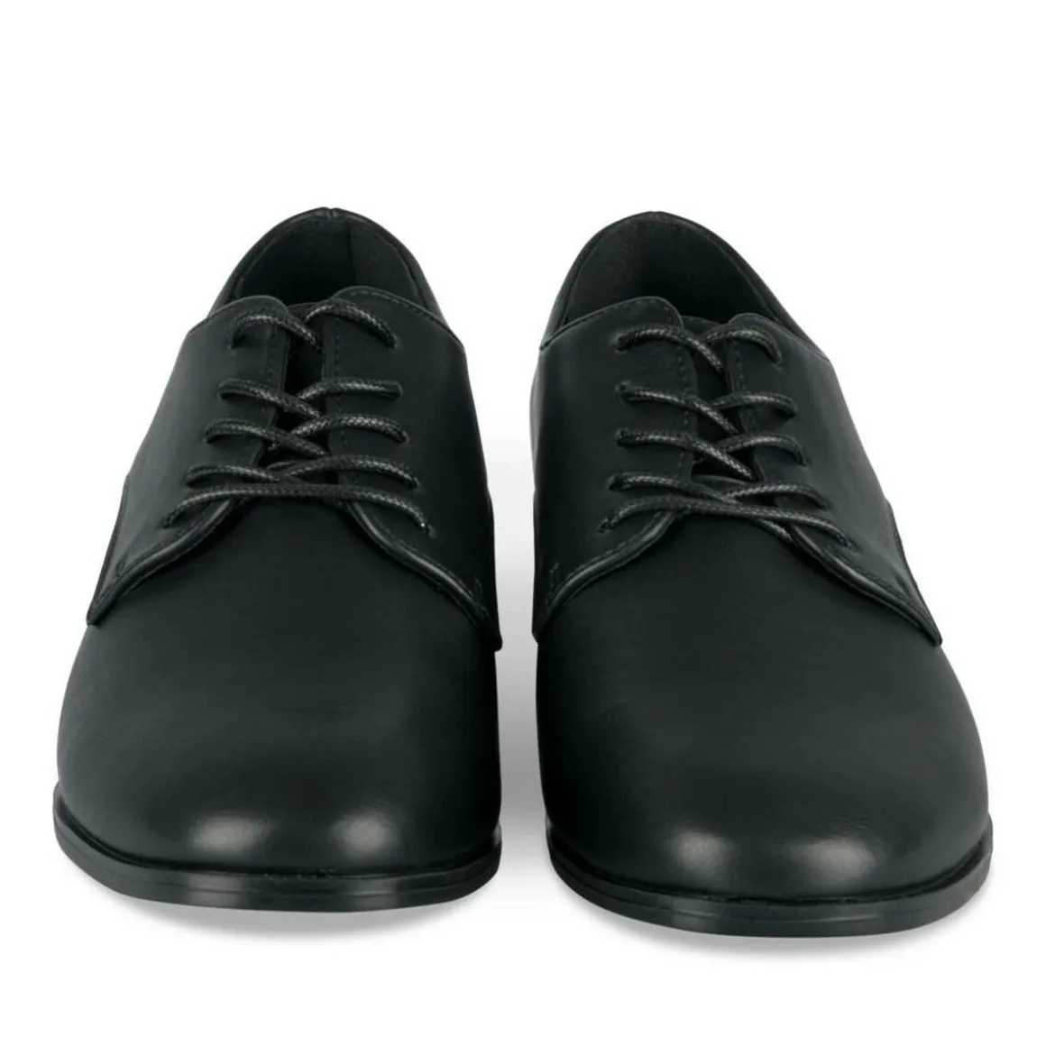 Veterschoenen ZWART