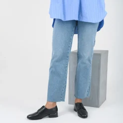 Veterschoenen ZWART