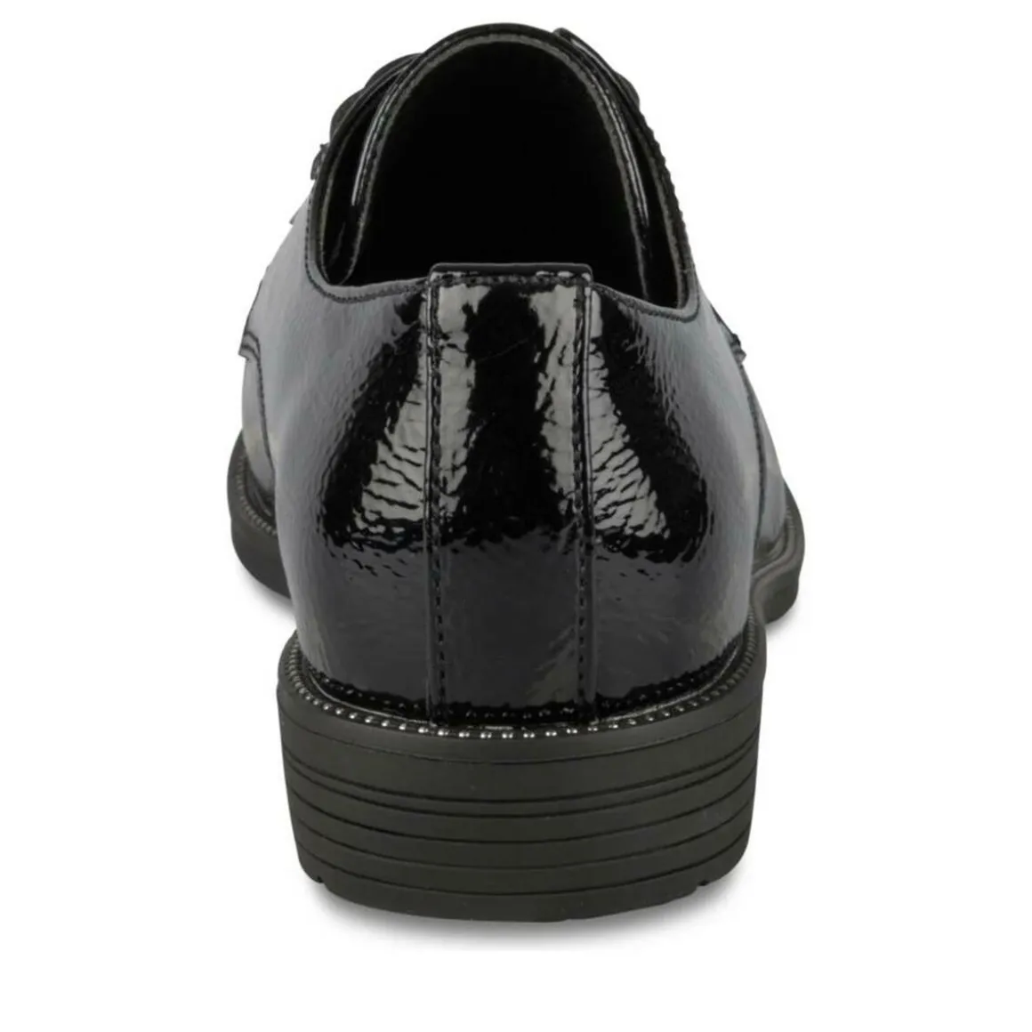 Veterschoenen ZWART
