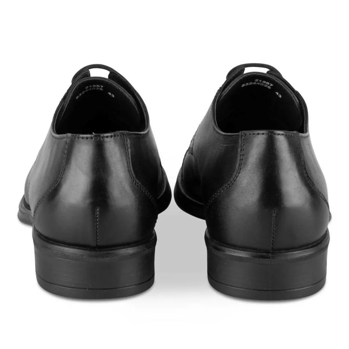 Veterschoenen ZWART