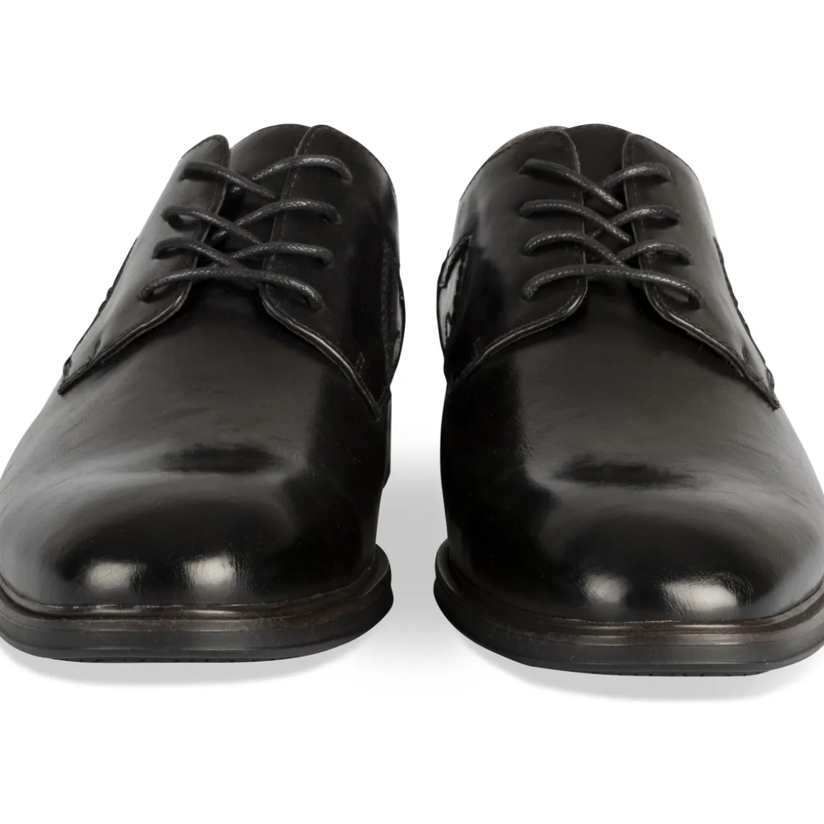 Veterschoenen ZWART