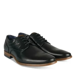 Veterschoenen ZWART