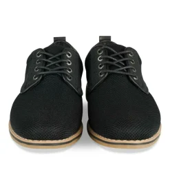 Veterschoenen ZWART