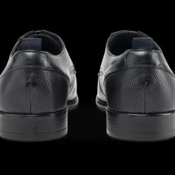 Veterschoenen ZWART