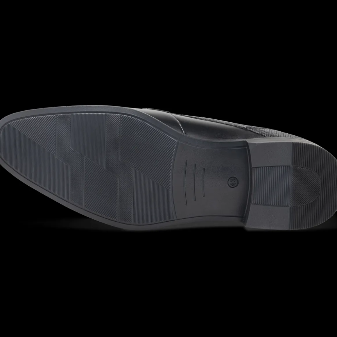 Veterschoenen ZWART