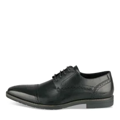 Veterschoenen ZWART