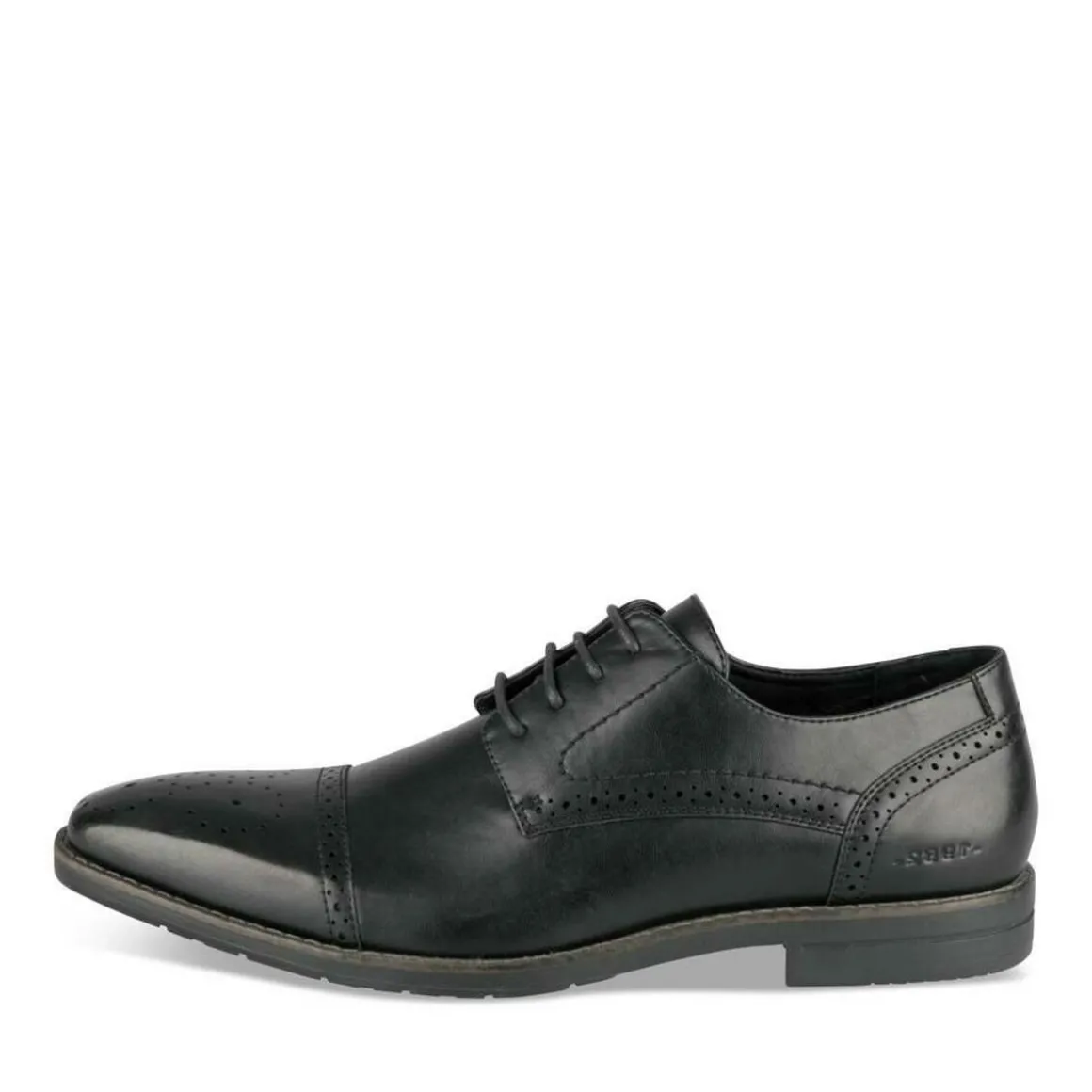Veterschoenen ZWART