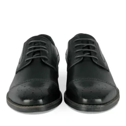 Veterschoenen ZWART