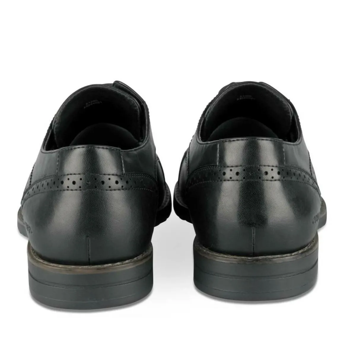 Veterschoenen ZWART