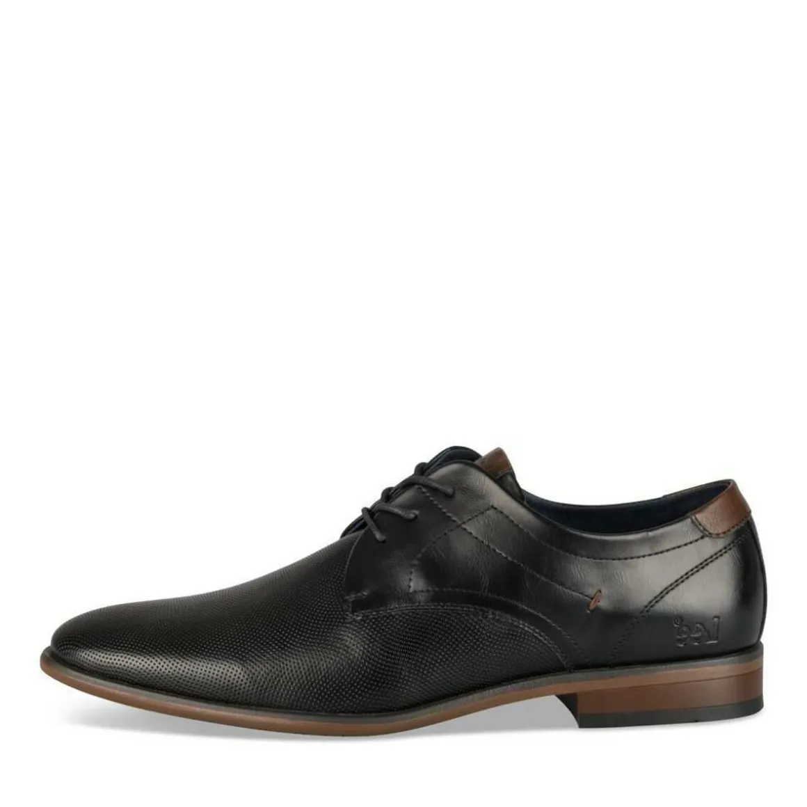 Veterschoenen ZWART