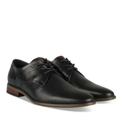 Veterschoenen ZWART