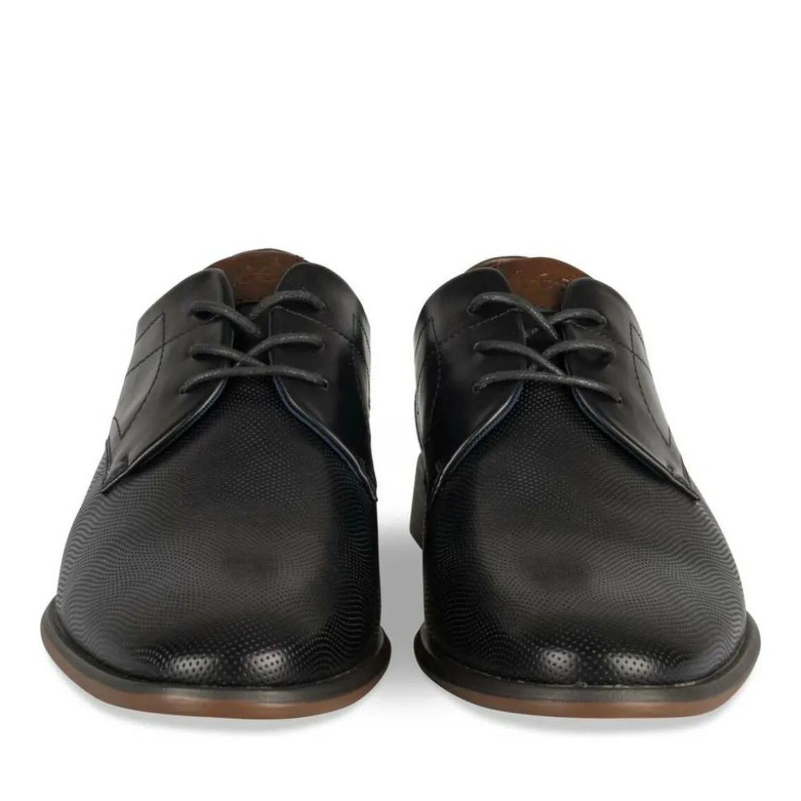 Veterschoenen ZWART