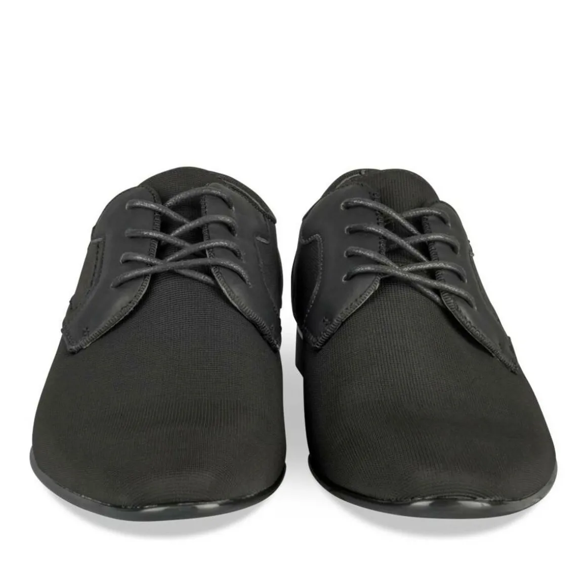 Veterschoenen ZWART