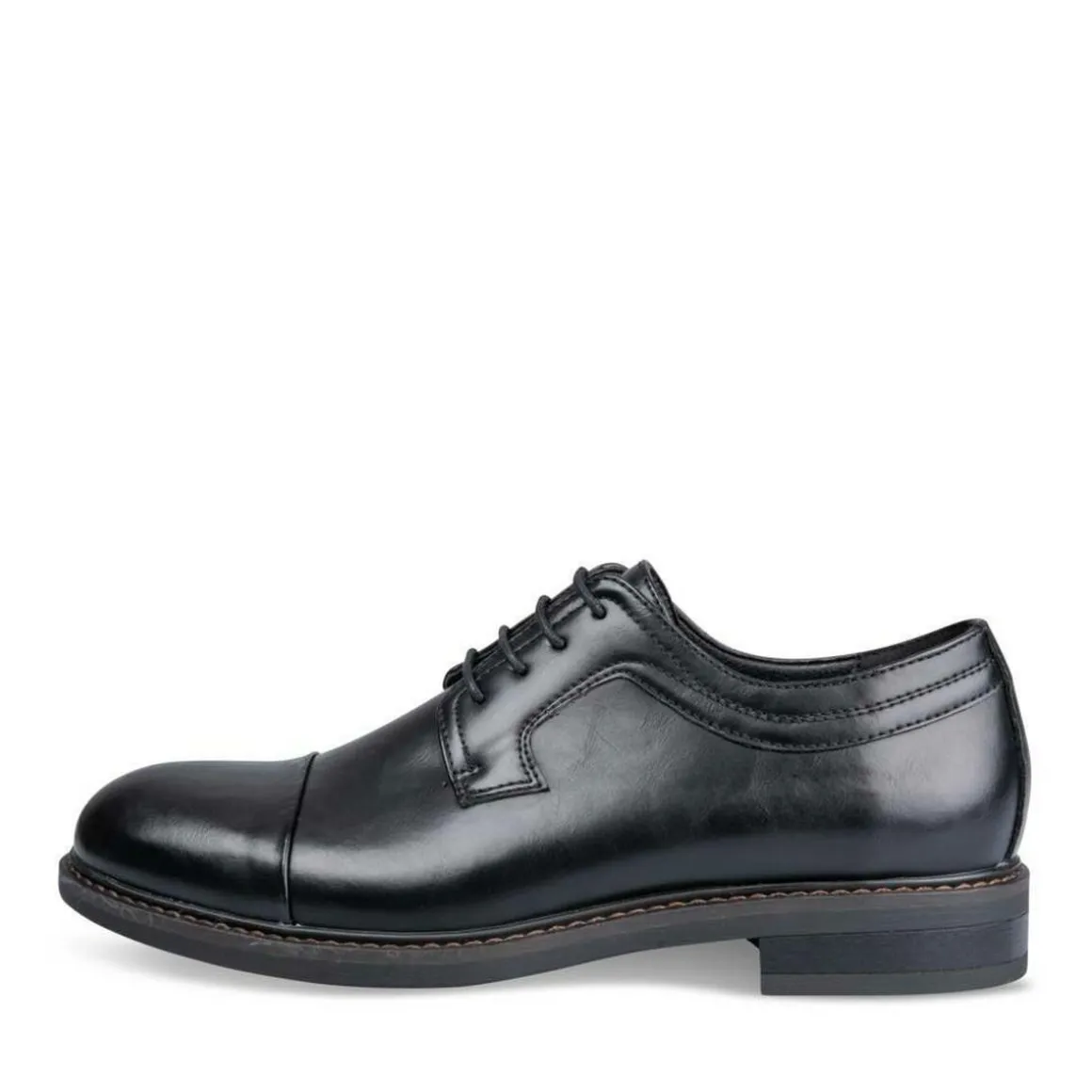 Veterschoenen ZWART