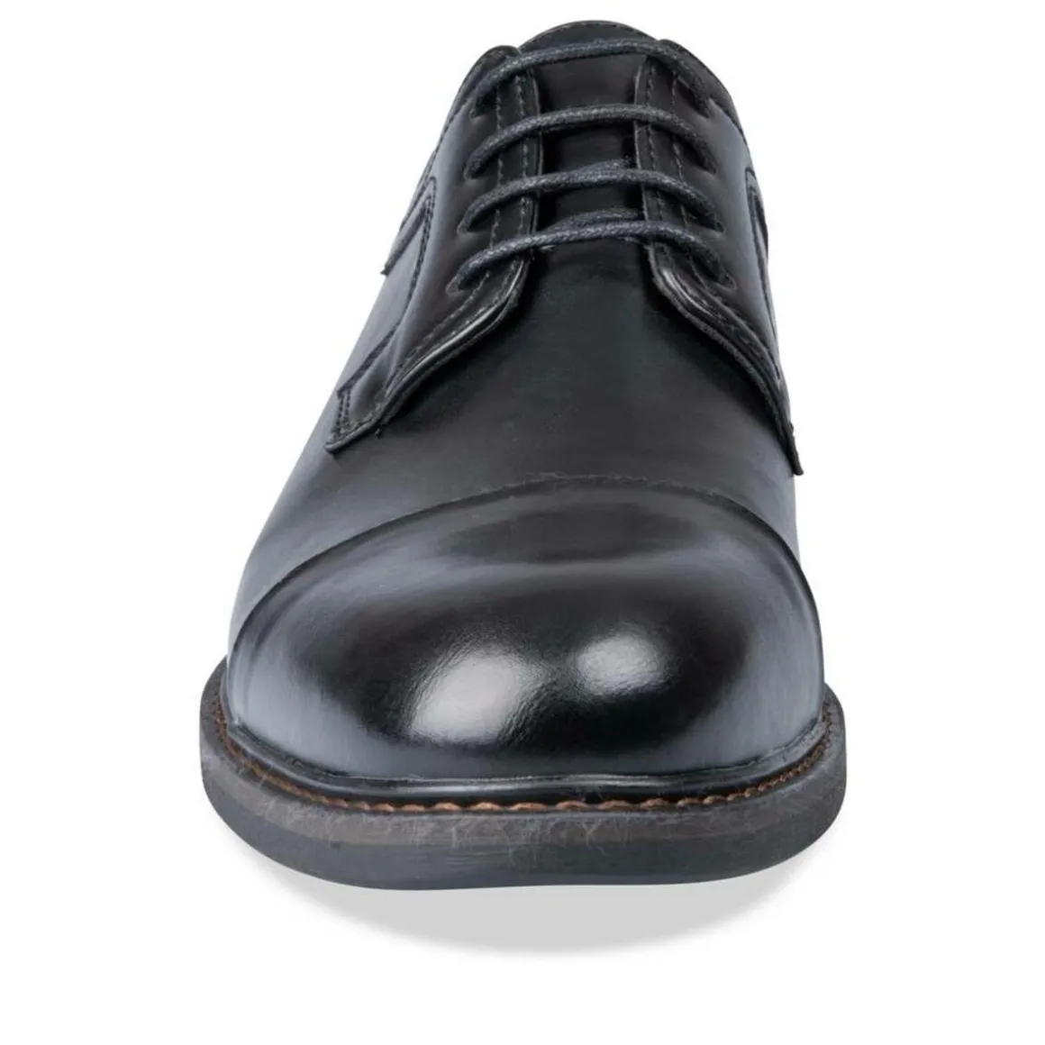 Veterschoenen ZWART