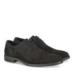 Veterschoenen ZWART
