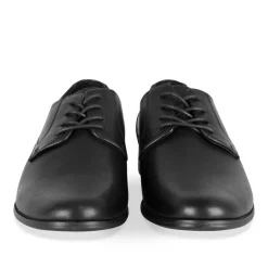 Veterschoenen ZWART