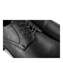 Veterschoenen ZWART