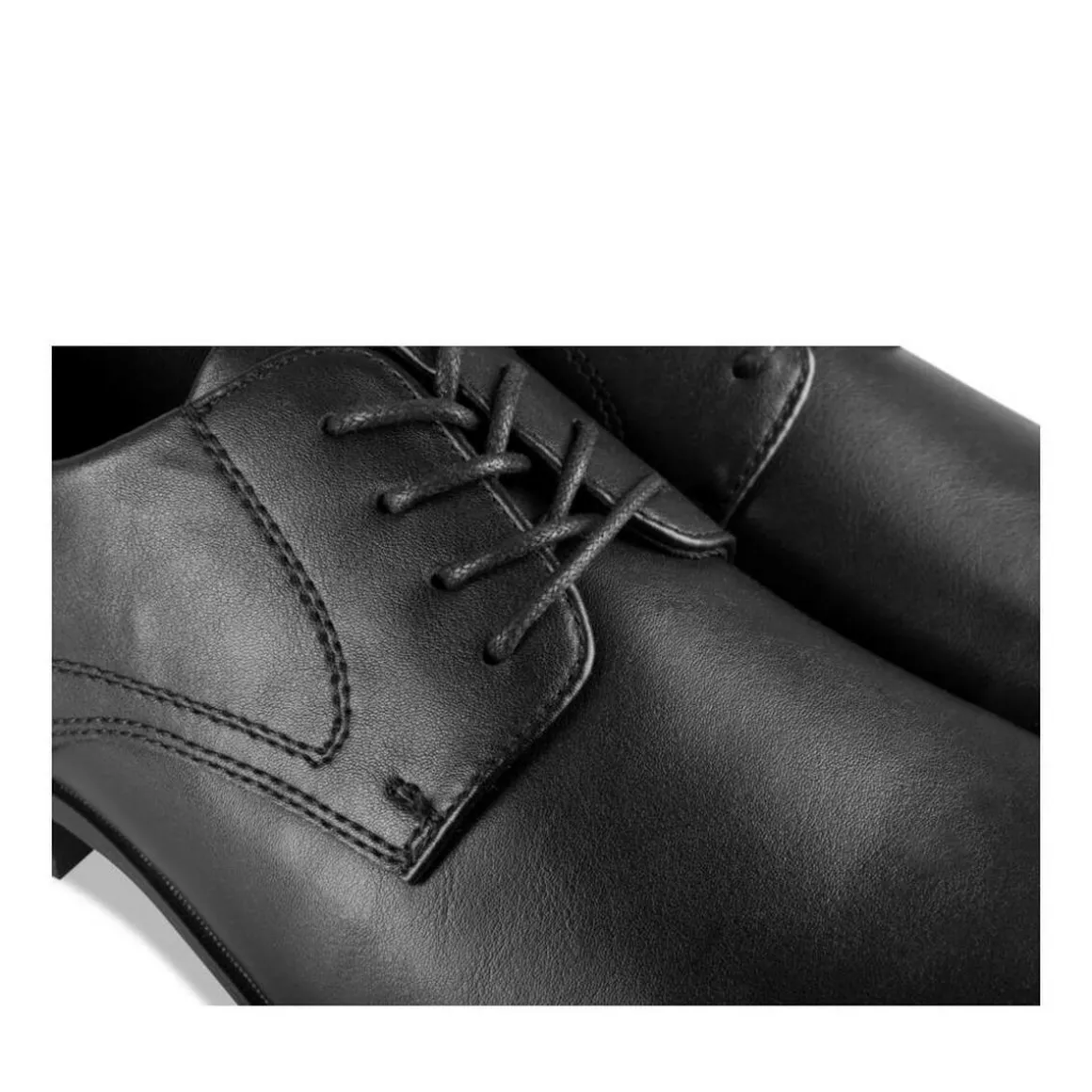 Veterschoenen ZWART