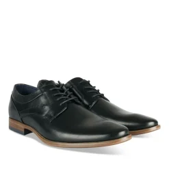 Veterschoenen ZWART