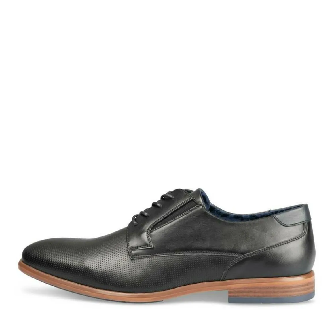 Veterschoenen ZWART