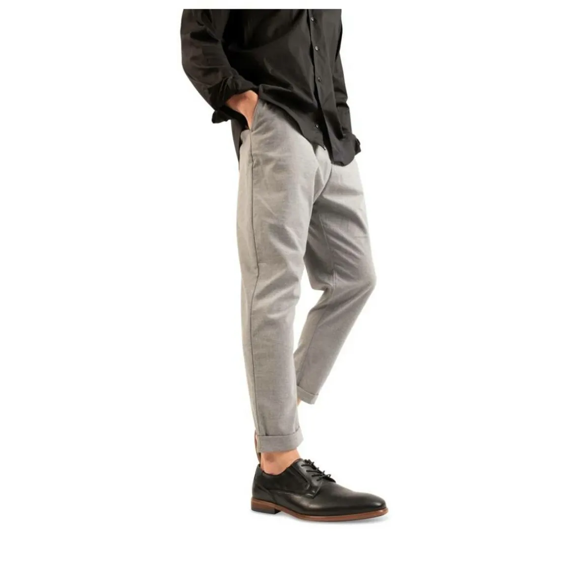 Veterschoenen ZWART