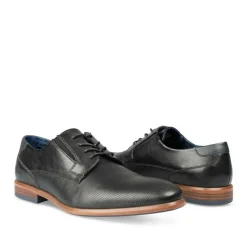 Veterschoenen ZWART