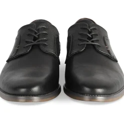 Veterschoenen ZWART