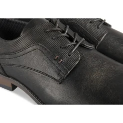Veterschoenen ZWART