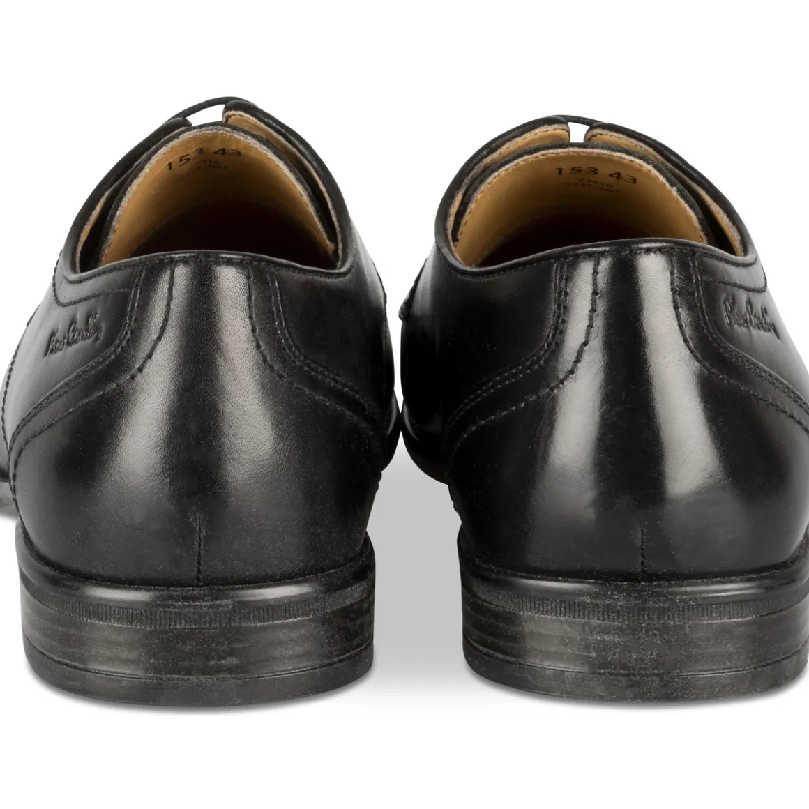 Veterschoenen ZWART