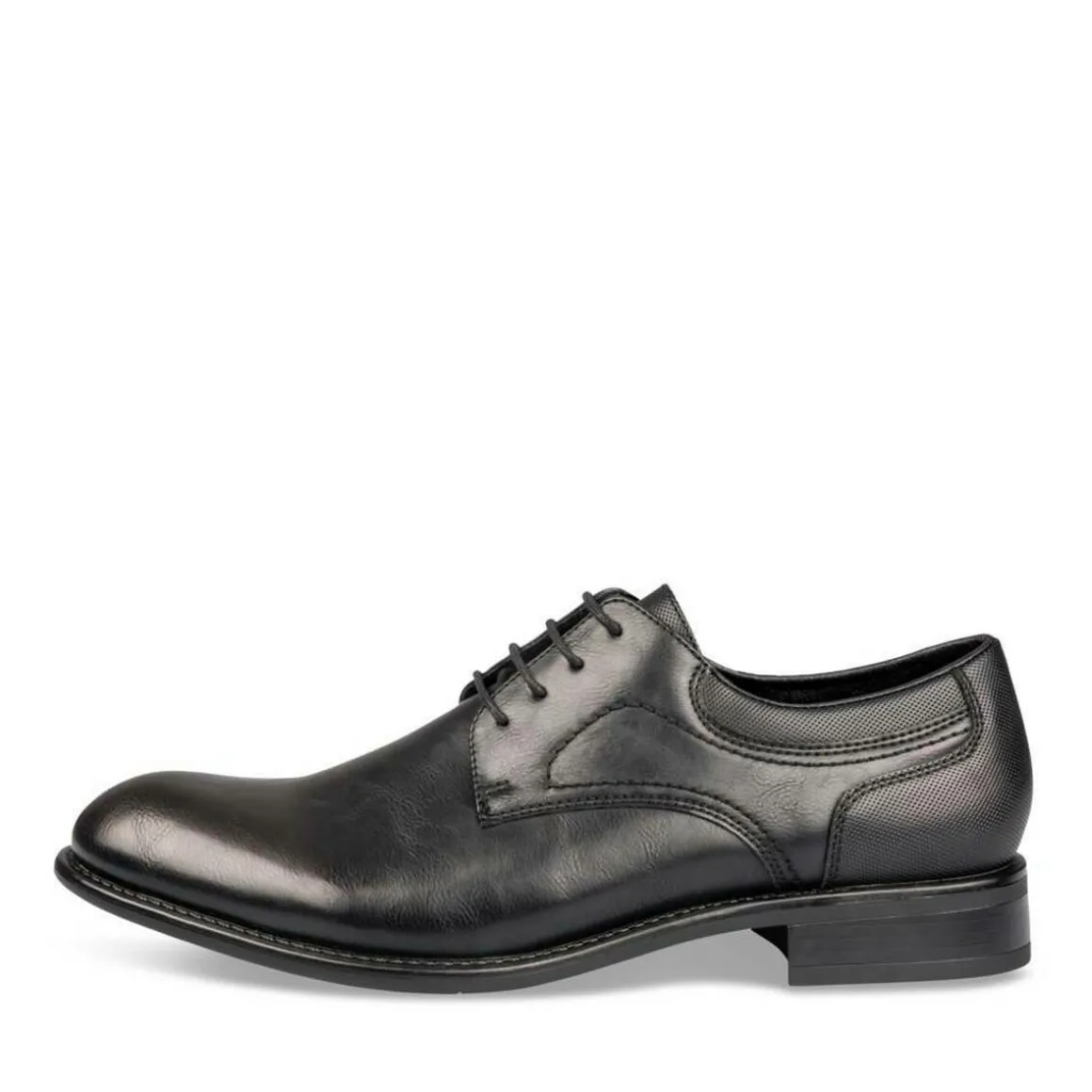 Veterschoenen ZWART