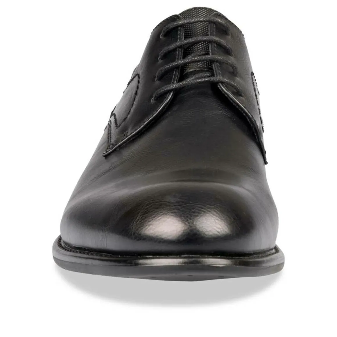Veterschoenen ZWART