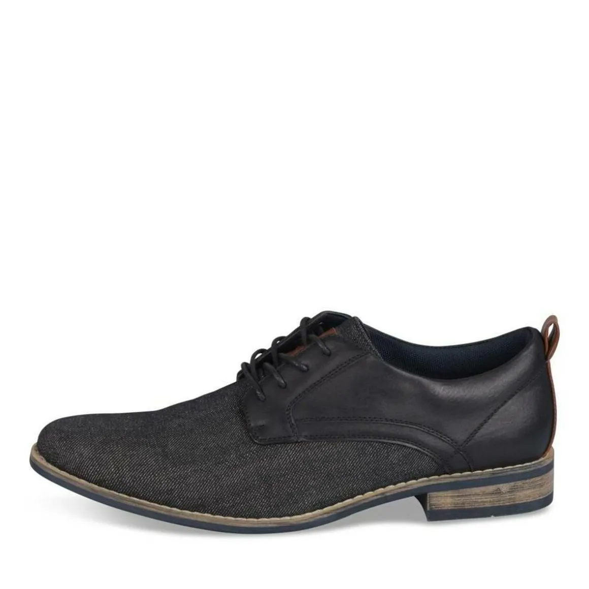 Veterschoenen ZWART