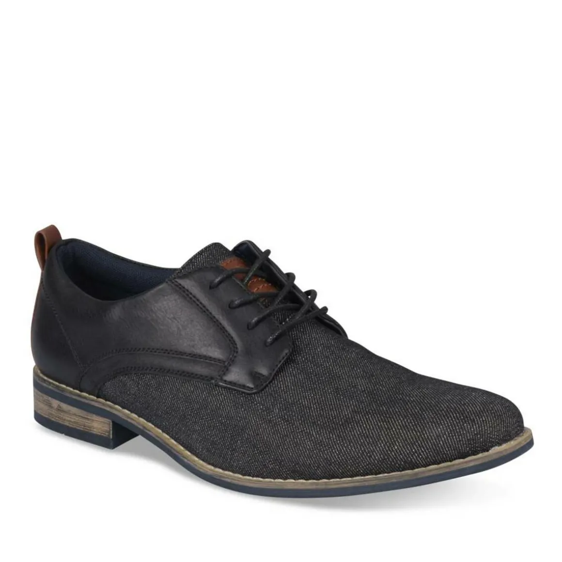 Veterschoenen ZWART