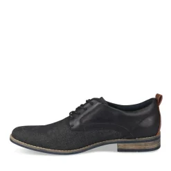 Veterschoenen ZWART