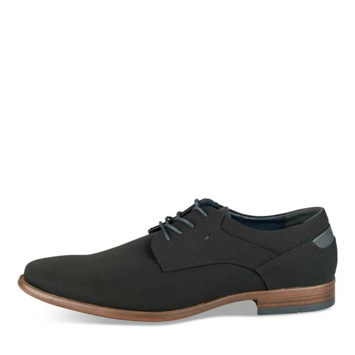 Veterschoenen ZWART