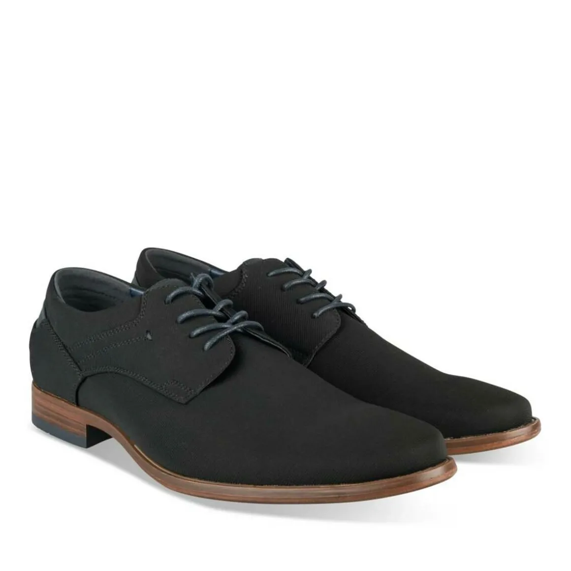 Veterschoenen ZWART