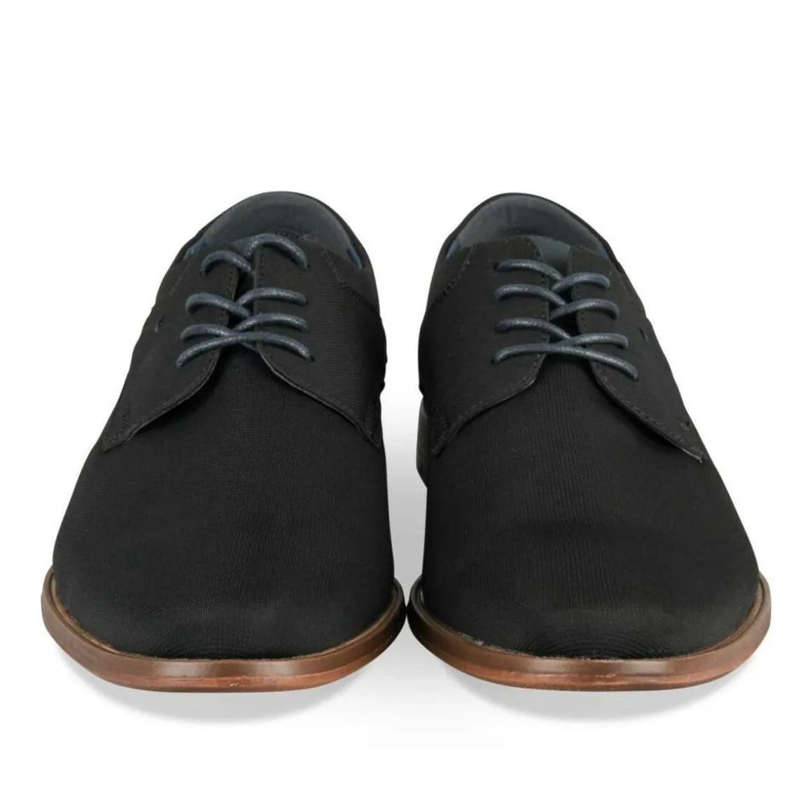 Veterschoenen ZWART