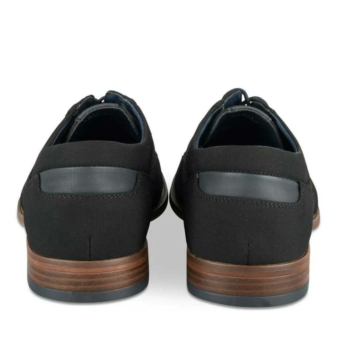 Veterschoenen ZWART