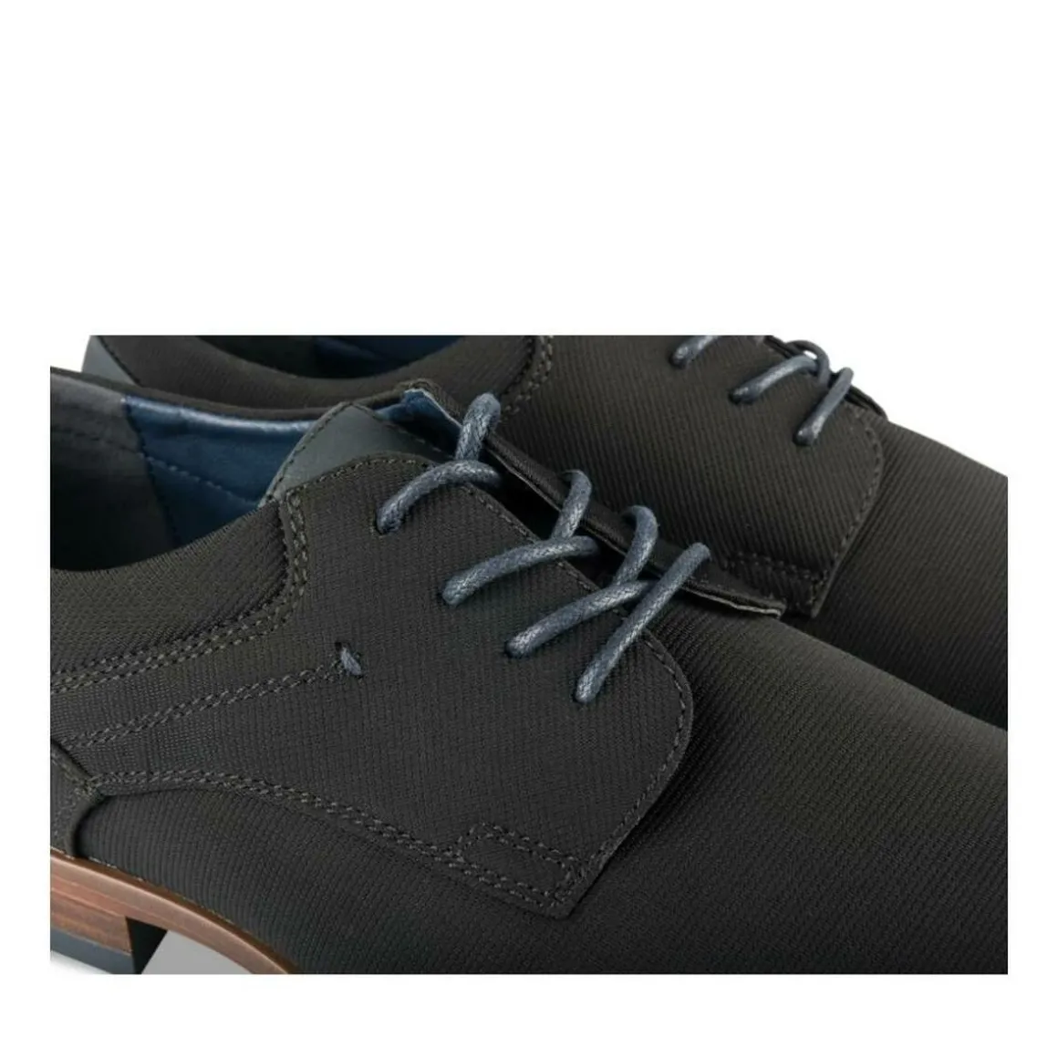 Veterschoenen ZWART