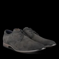 Veterschoenen ZWART