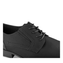 Veterschoenen ZWART