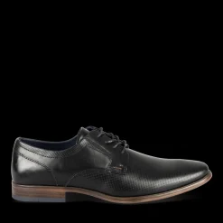 Veterschoenen ZWART