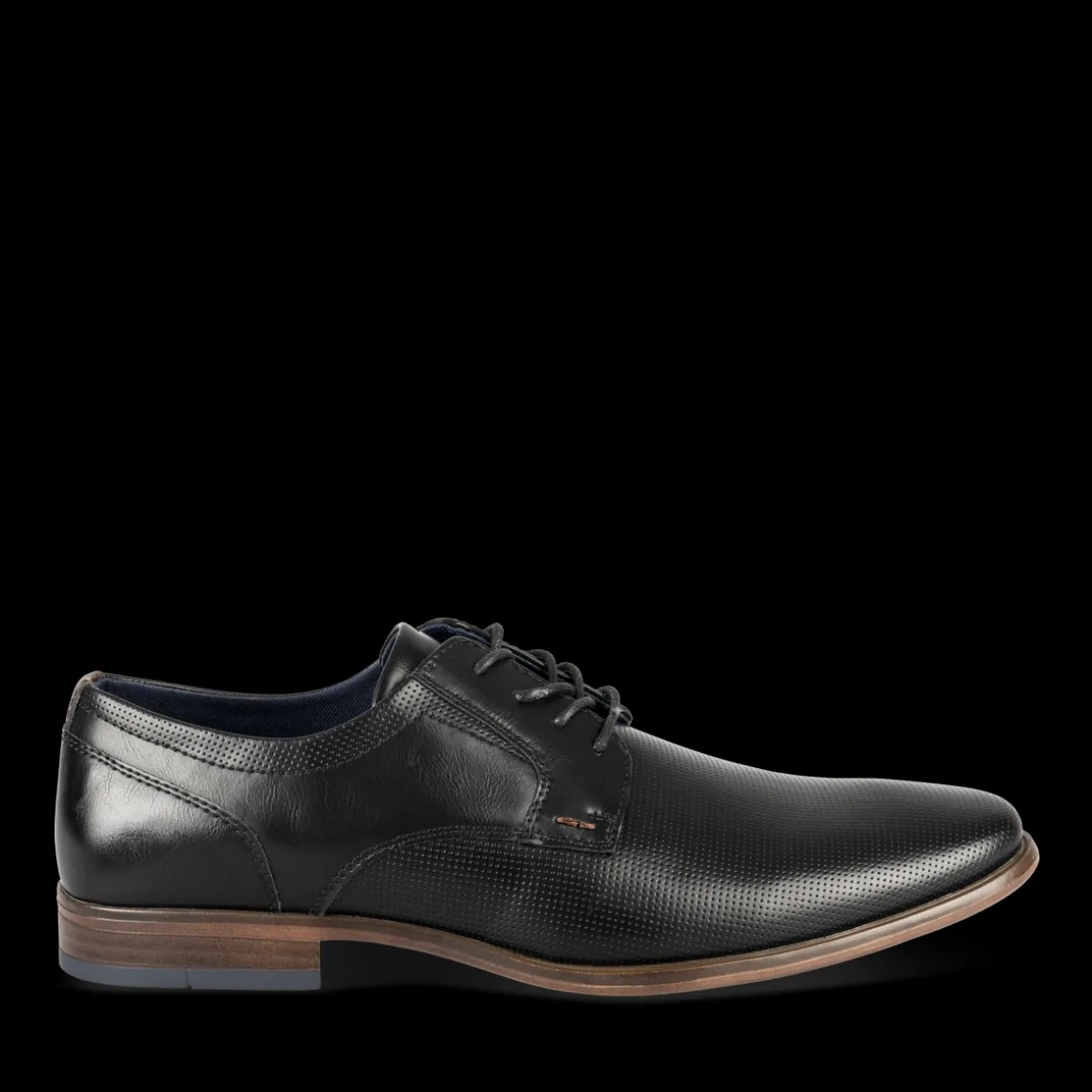 Veterschoenen ZWART
