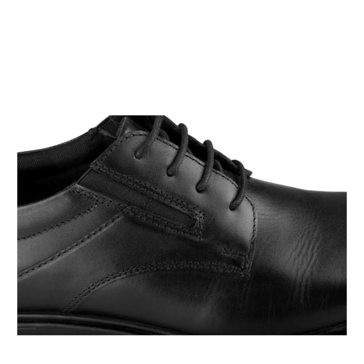Veterschoenen ZWART