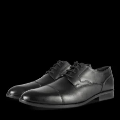 Veterschoenen ZWART
