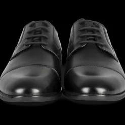 Veterschoenen ZWART