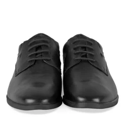 Veterschoenen ZWART