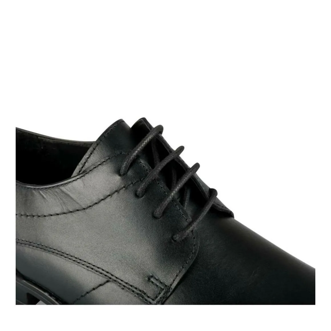 Veterschoenen ZWART